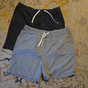 Sonoma Men's Black and Gray Athletic Shorts